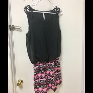 Dress semi formal black sequins party